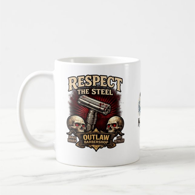 Caneca De Café Respect the Steel DE Mug (Esquerda)