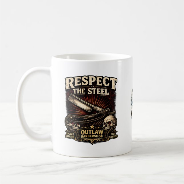 Caneca De Café Respect the Steel Straight Mug (Esquerda)
