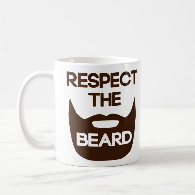 Caneca De Café Respeite a barba (Esquerda)