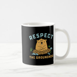 Caneca De Café Respeite a imagem engraçada do esquilo