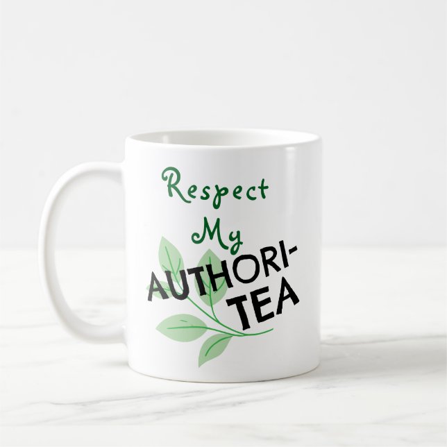 Caneca De Café Respeite a minha autoridade (Esquerda)