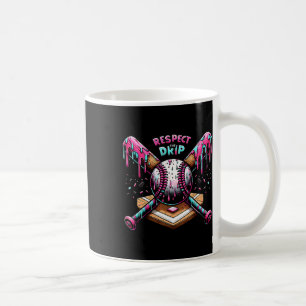Caneca De Café Respeite O Drip Bysebyll Home Plate Com Purpurina