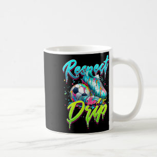Caneca De Café Respeite O Sorvete De Futebol Drip Com Granulado