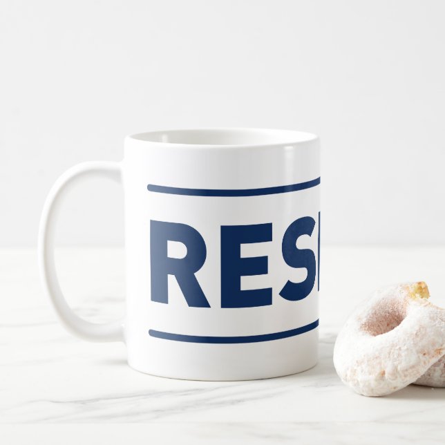 Caneca De Café Respeito (Com Donut)