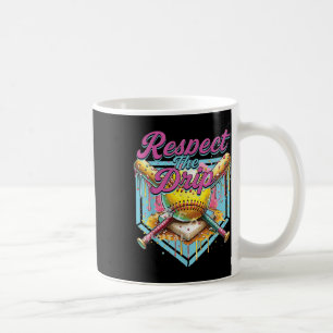 Caneca De Café Respeito de Jovens de Sorvete Softball com Drives