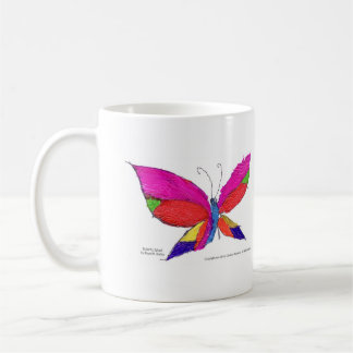 Caneca De Café Respingo da borboleta