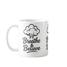 Respire e acredite em um Mug Inspiracional - Motiv
