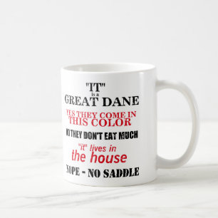 Caneca De Café Respostas de passeio de great dane