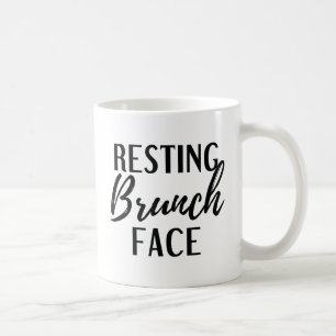 Caneca De Café Rest Face Brunch