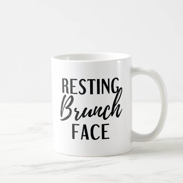Caneca De Café Rest Face Brunch (Direita)
