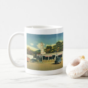 Caneca De Café Restaurante Antigo, Lanchonete Drive In dos Anos 5