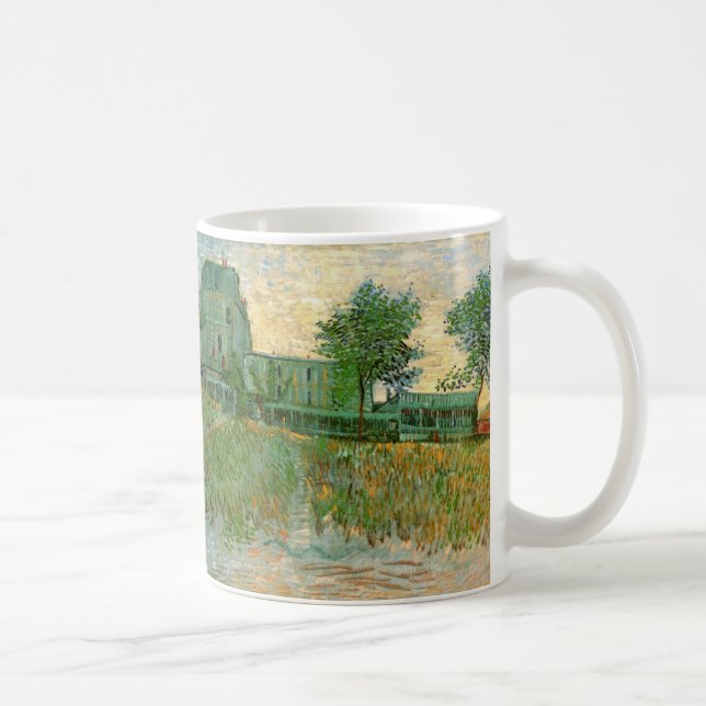 Caneca De Café Restaurante Sirene, Asnières por Vincent van Gogh (Direita)