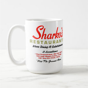 Caneca De Café Restaurantes de Sharko, 3 locais, Illinois