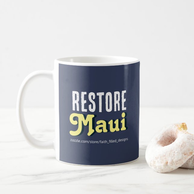 Caneca De Café Restaurar Maui (Com Donut)
