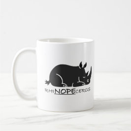 Caneca De Café Resting Rhino Bliss