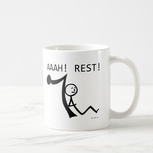 Caneca De Café Resto de Aaah! (Direita)