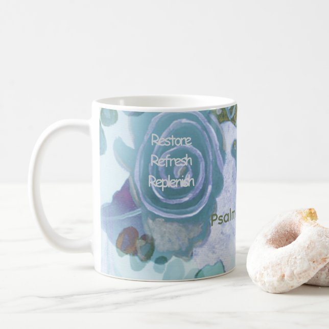 Caneca De Café Restore, Replenish, Refresh (Com Donut)
