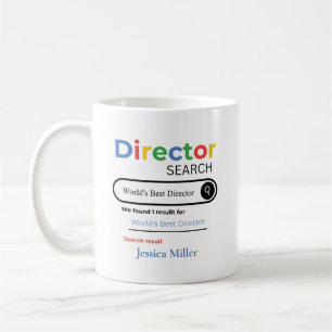 Caneca De Café Resultado da Pesquisa Personalizada de Melhor Dire