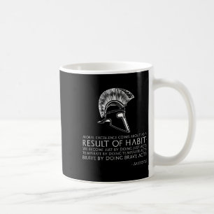 Caneca De Café Resultado do Hábito - Filosofia Grega Antiga - Res