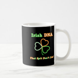Caneca De Café Resultados engraçados de testes de DNA irlandês -