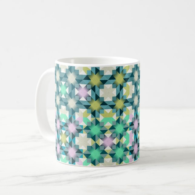 Caneca De Café retalhamento das luzes do norte (Frente Esquerda)