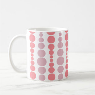 Caneca De Café Retângulos Rosa Modernos
