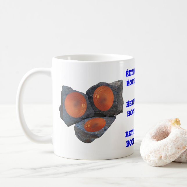 Caneca De Café Retina Rocks Mug (Com Donut)