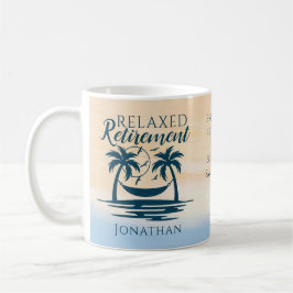 Caneca De Café Retirement Beach Hammock