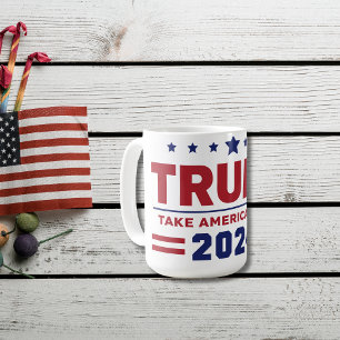 Caneca De Café Retome a América Trump 2024