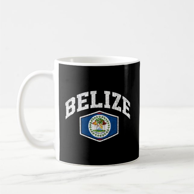 Caneca De Café Retorno de Sinalizador de Belize (Esquerda)