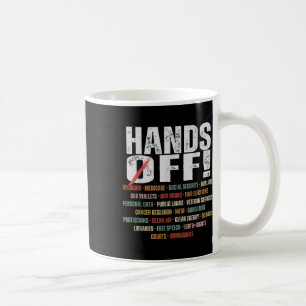 Caneca De Café Retrair Mãos para Protestar Padrões Medicare Públi