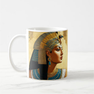 Caneca De Café Retrato Artístico de Cleópatra