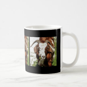 Caneca De Café Retrato Artístico Whimsical De Um Grazing De Cabra