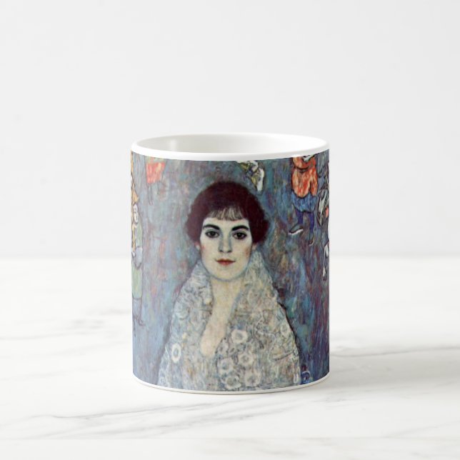 Caneca De Café Retrato Baronesa Elisabeth Bacchofen Echt, Klimt (Centro)