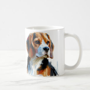 Caneca De Café Retrato Bonito De Beagle