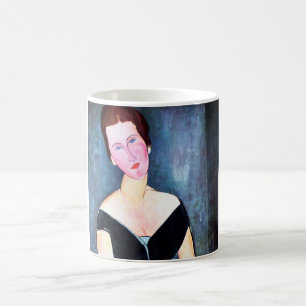 Caneca De Café Retrato da Mulher, Modigliani