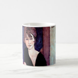 Caneca De Café Retrato da Mulher, Modigliani