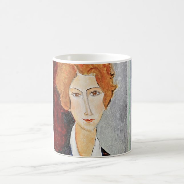 Caneca De Café Retrato da Mulher, Modigliani (Centro)