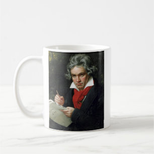 Caneca De Café Retrato de Beethoven por Joseph Karl Stieler
