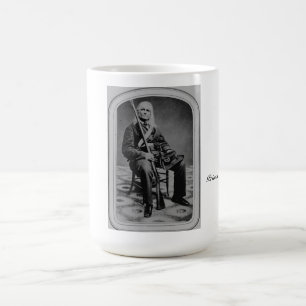 Caneca De Café Retrato de Edmund Ruffin, soldado da Guerra Civil