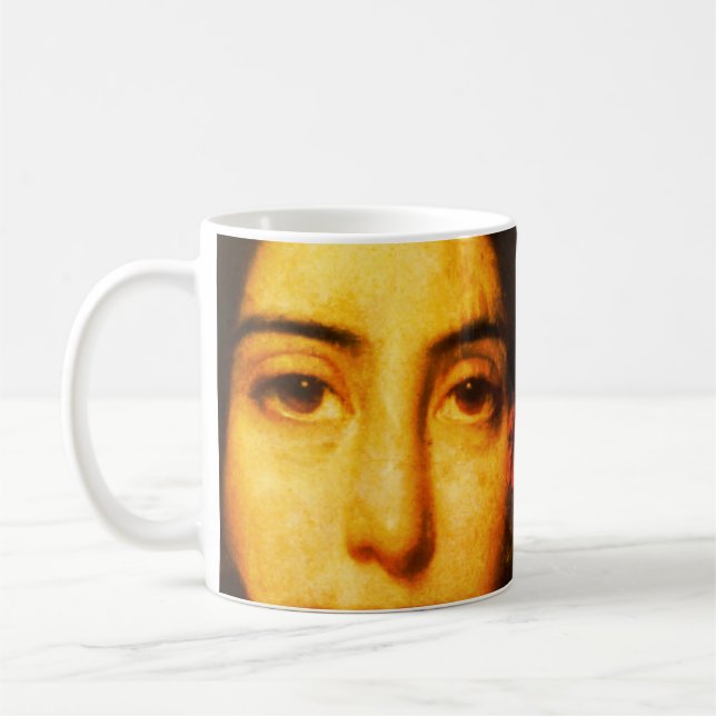 Caneca De Café Retrato de George Sand por Auguste Charpentier (Esquerda)