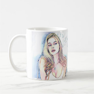 Caneca De Café Retrato de Hailey