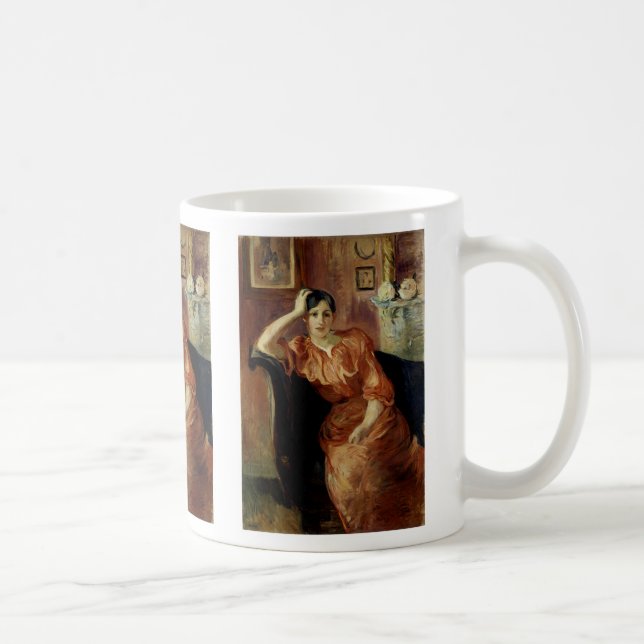 Caneca De Café Retrato de Jeanne Pontillon (Direita)