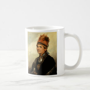 Caneca De Café Retrato de Joseph Brant por Gilbert Stuart