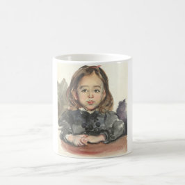 Caneca De Café Retrato de Marie (Garota Justa)