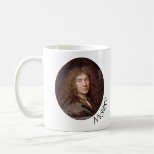 Caneca De Café Retrato de Molière por Pierre Mignard (c. 1658)
