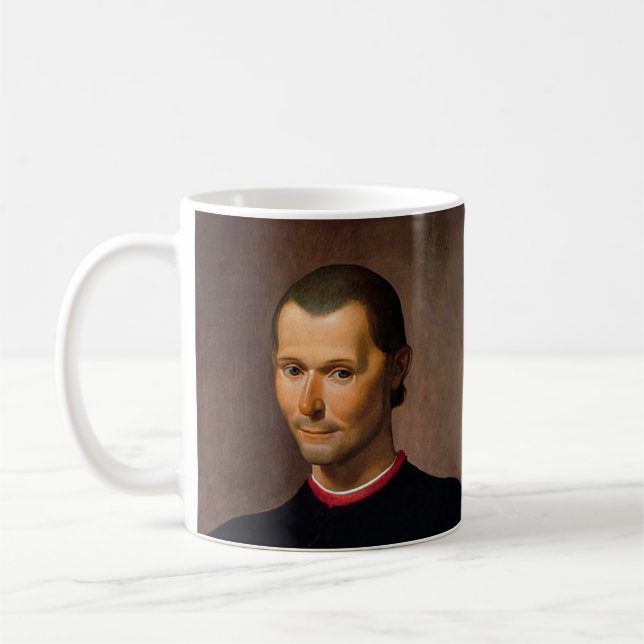 Caneca De Café Retrato de Niccolò Maquiavelli (Esquerda)