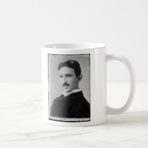 Caneca De Café Retrato de Nikola Tesla