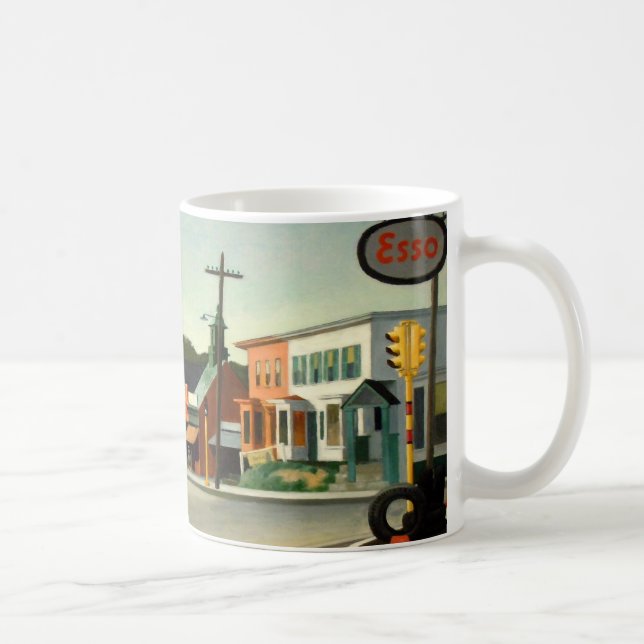 Caneca De Café "Retrato de Orleans" de Edward Hopper (Direita)