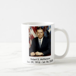 Caneca De Café Retrato de Robert McNamara,